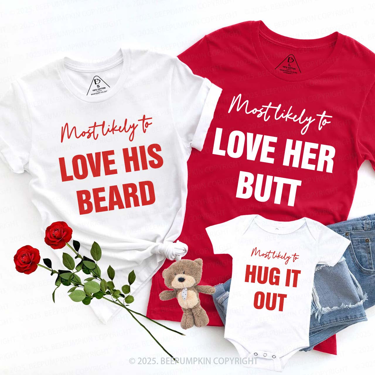 Personalized Most Likely To 20 Valentine's Day Family Shirt