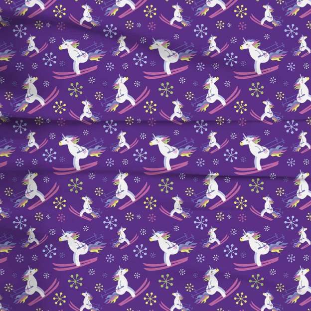 Ski Pony Two-Piece Pajama Set For Kids