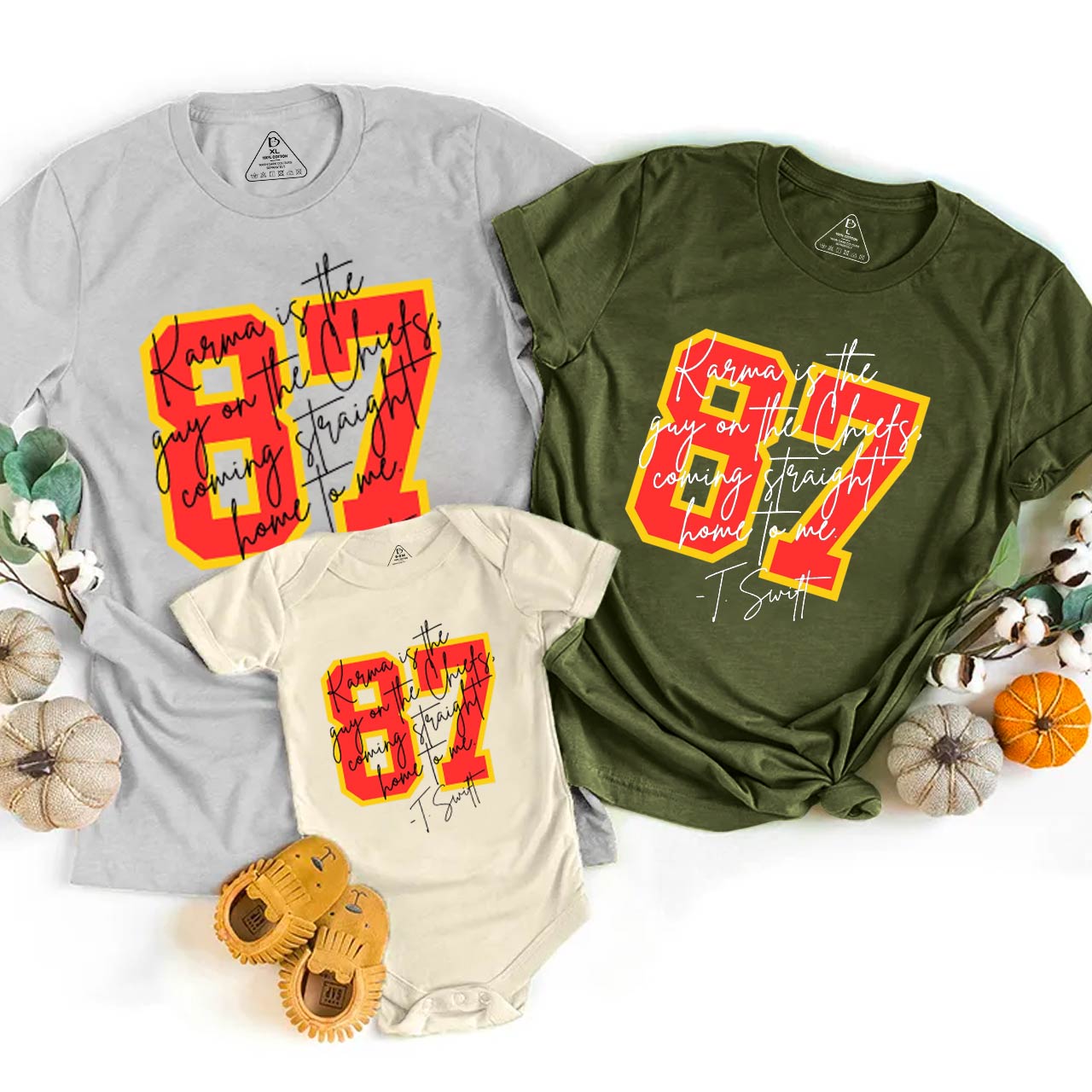 Game Day Energy Family Matching Tees Beepumpkin