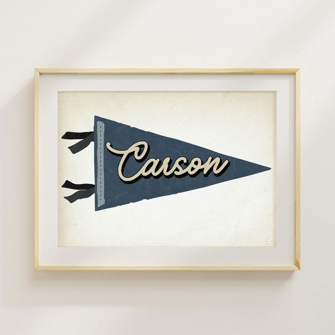 Set Of 6 Retro Ballpark Digital Nursery Wall Art