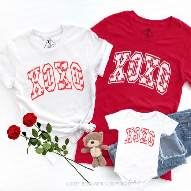 All You Need Is XOXO Valentine's Day Family Shirt