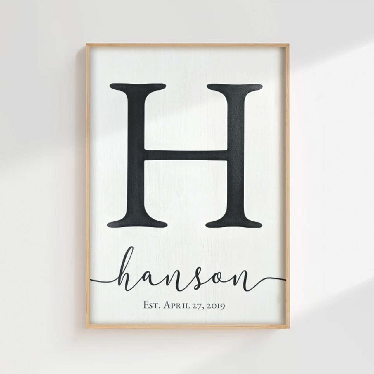 Personalized Family Name Digital Nursery Wall Art