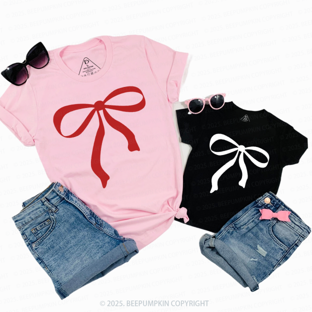 Bow Of Love Family Matching Valentine's Day Shirts