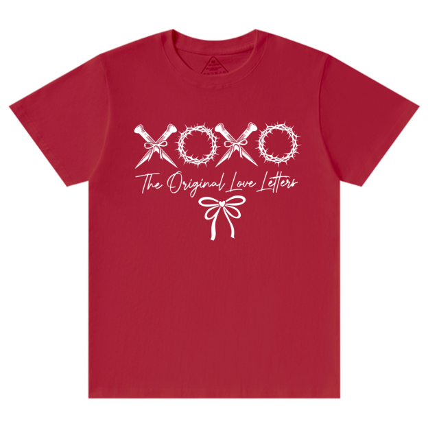 XOXO The Original Love Letters Valentine's Day T-Shirts Beepumpkin