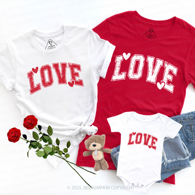 Team Love Valentine's Day Family Shirt