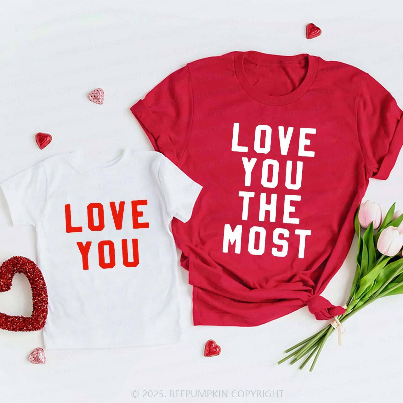 Personalized More Than Love Family Shirt