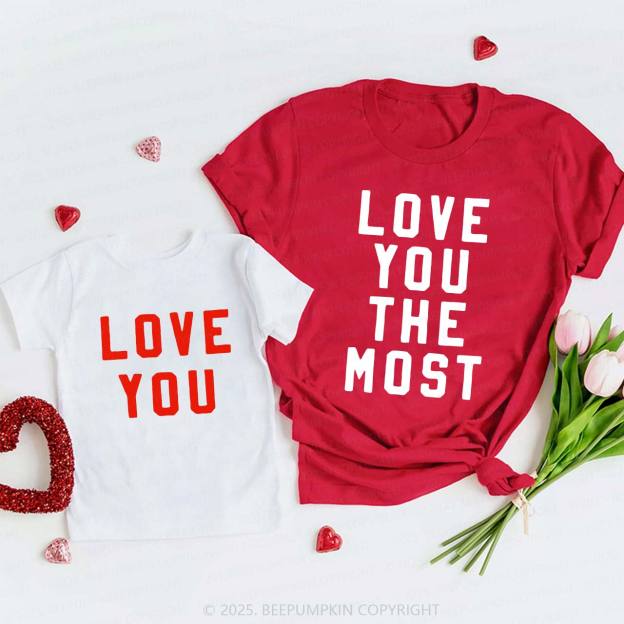 Personalized More Than Love Family Shirt