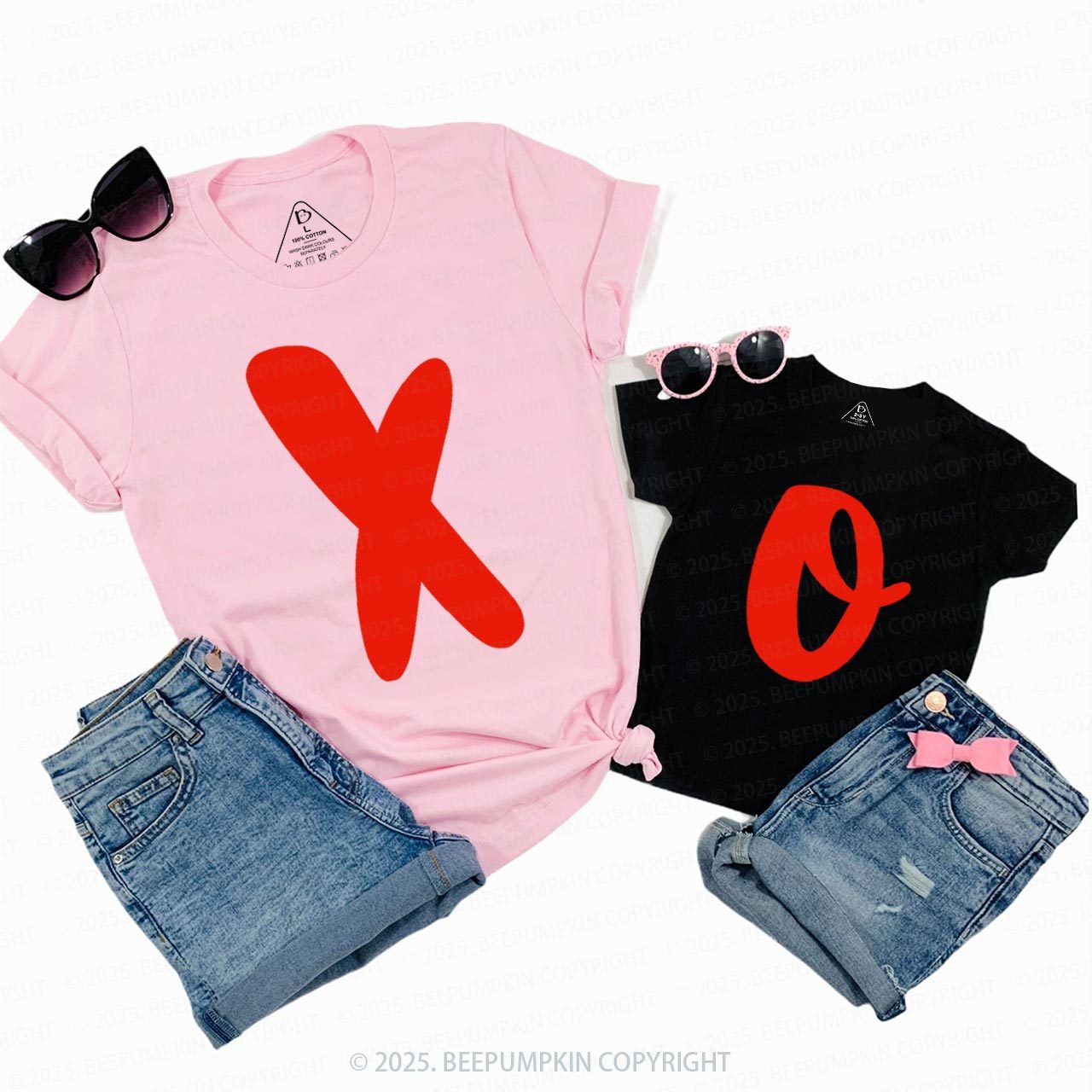 Personalized XO Love Family Shirt