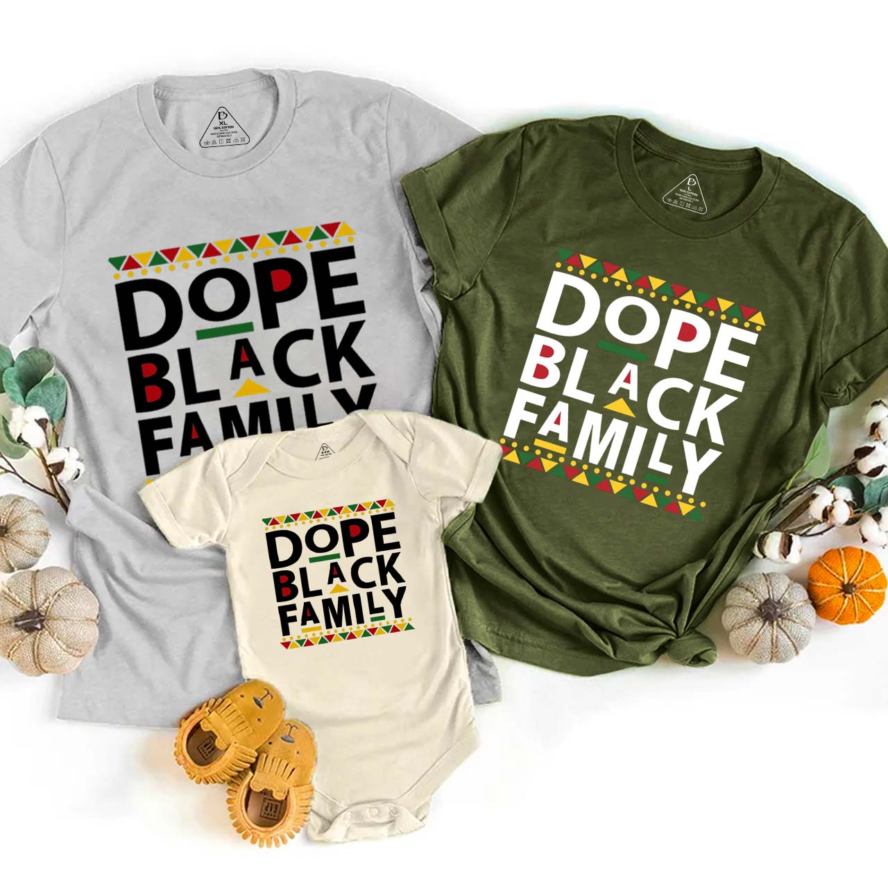 Dope Black Family Matching Tees Beepumpkin