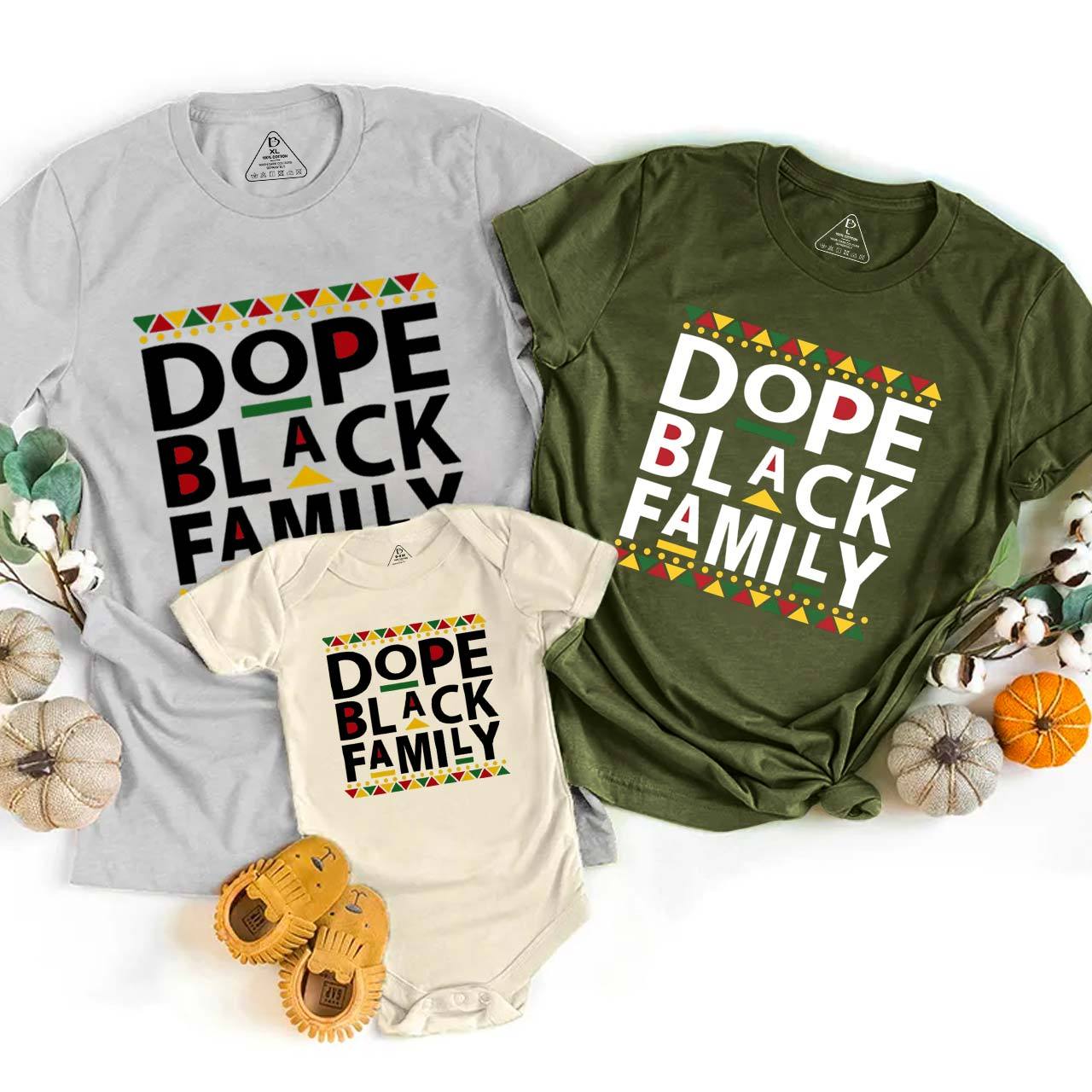 Dope Black Family Matching Tees Beepumpkin