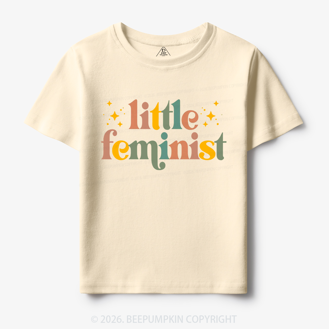  Vintage Little Feminist Toddler&Kid's Tees Beepumpkin