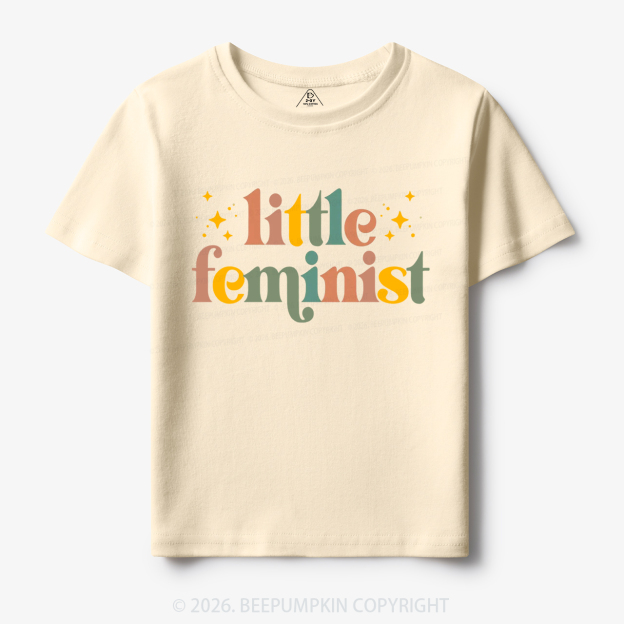  Vintage Little Feminist Toddler&Kid's Tees Beepumpkin