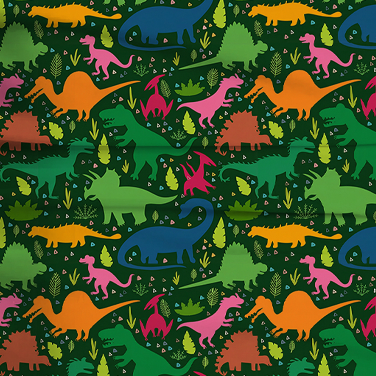 Little Dinosaur Explorer Two-Piece Pajama Set For Kids