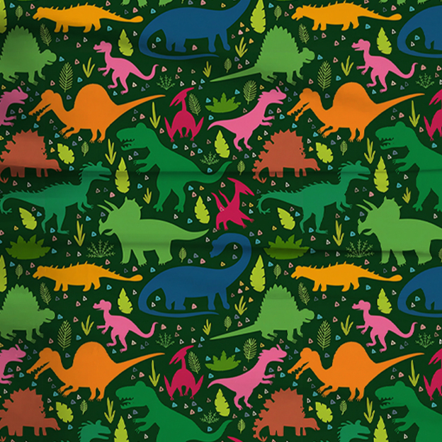 Little Dinosaur Explorer Two-Piece Pajama Set For Kids