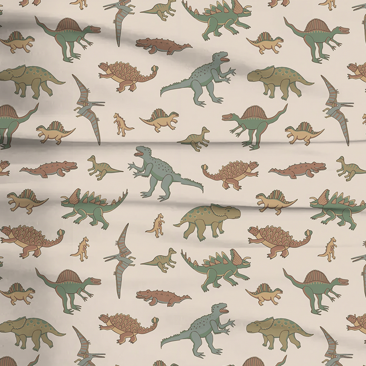 Dinosaur Dreamland Two-Piece Pajama Set For Kids