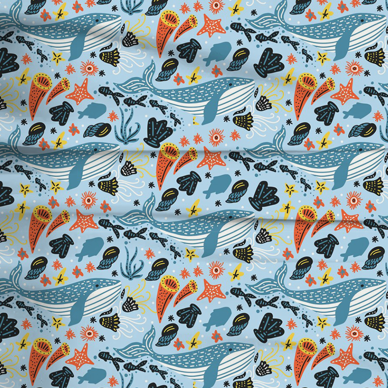 Coral Reef Dreams Two-Piece Pajama Set For Kids