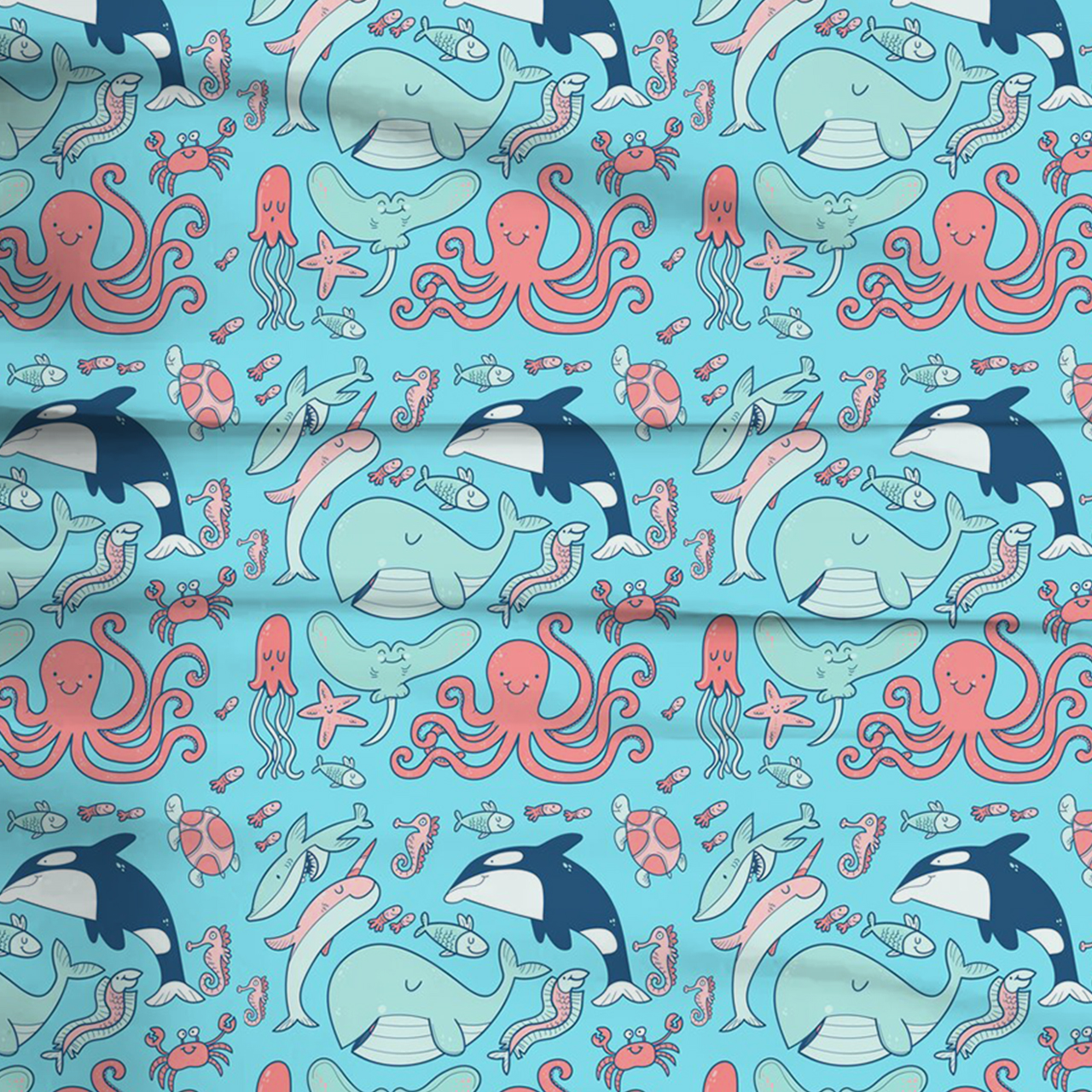 Sea Adventure Two-Piece Pajama Set For Kids