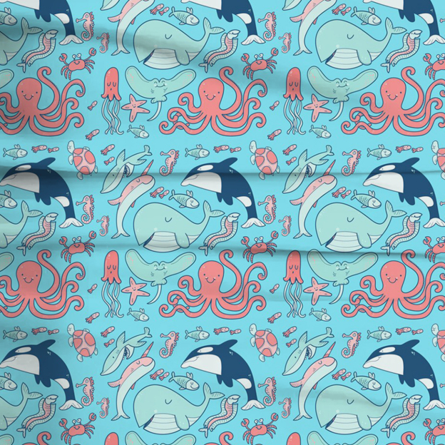 Sea Adventure Two-Piece Pajama Set For Kids