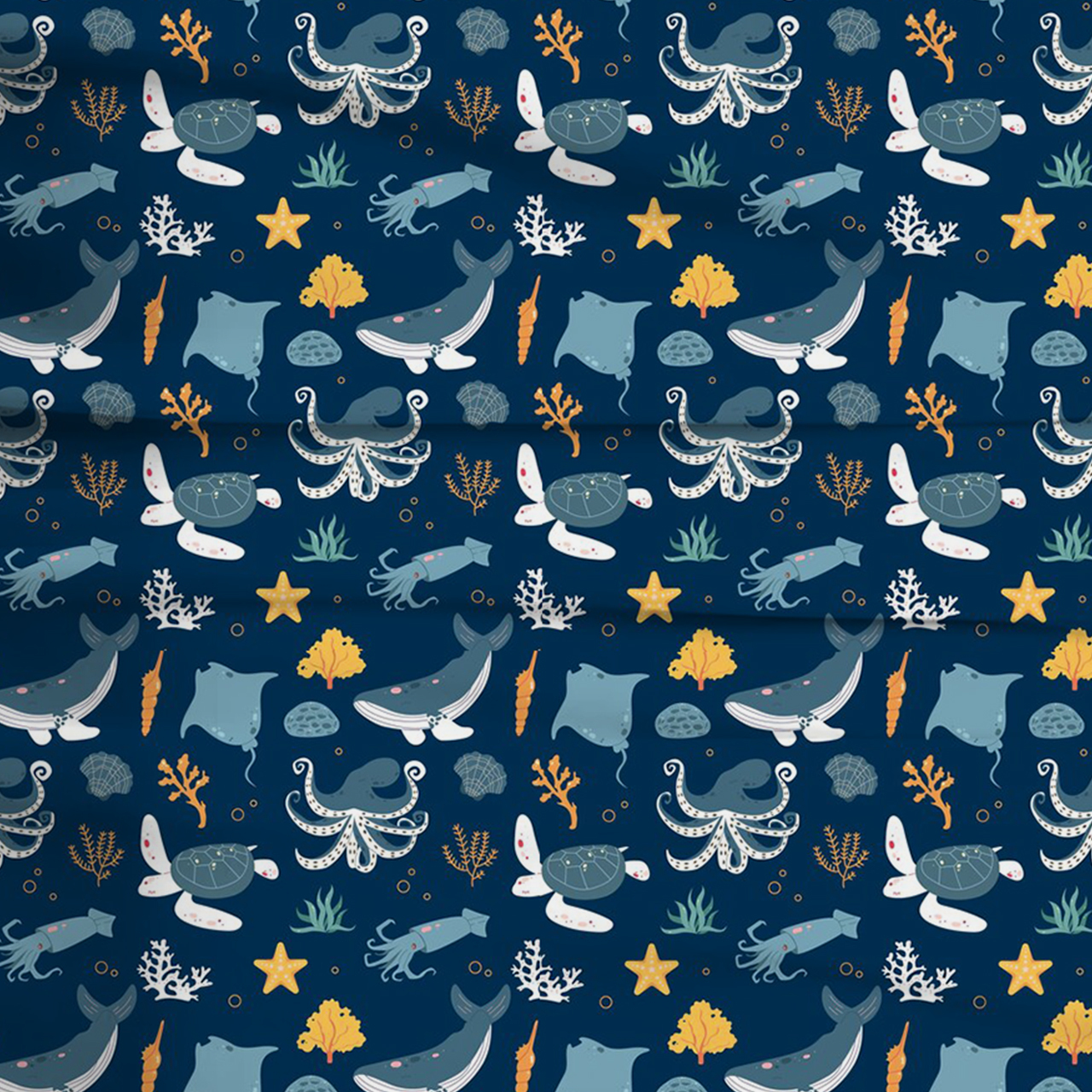 Midnight Ocean Dream Two-Piece Pajama Set For Kids