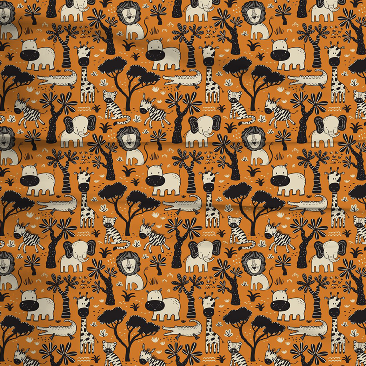 Wild Friends Two-Piece Pajama Set For Kids