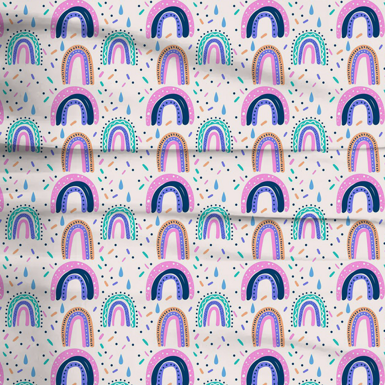 Rainbow Joy Two-Piece Pajama Set For Kids