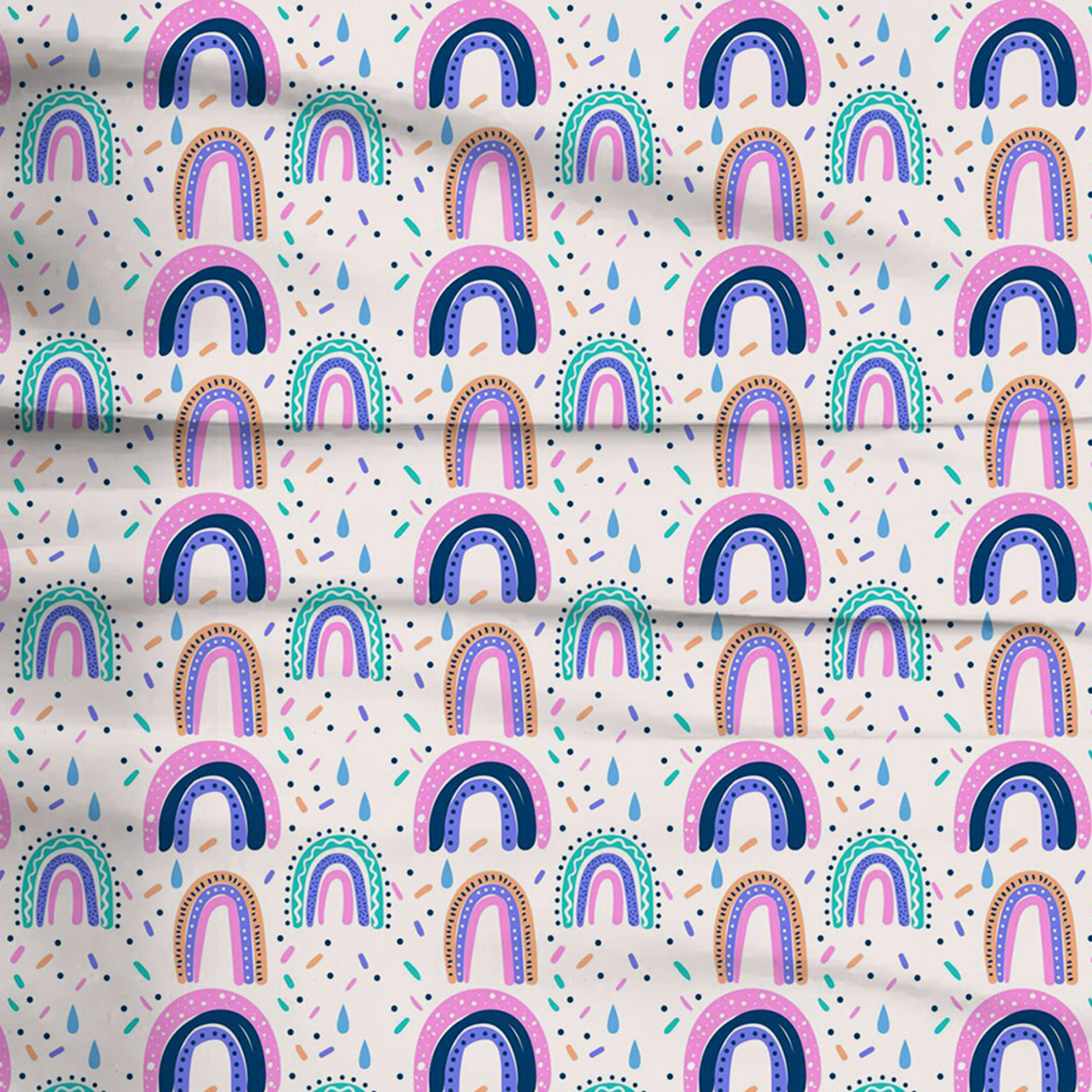 Rainbow Joy Two-Piece Pajama Set For Kids