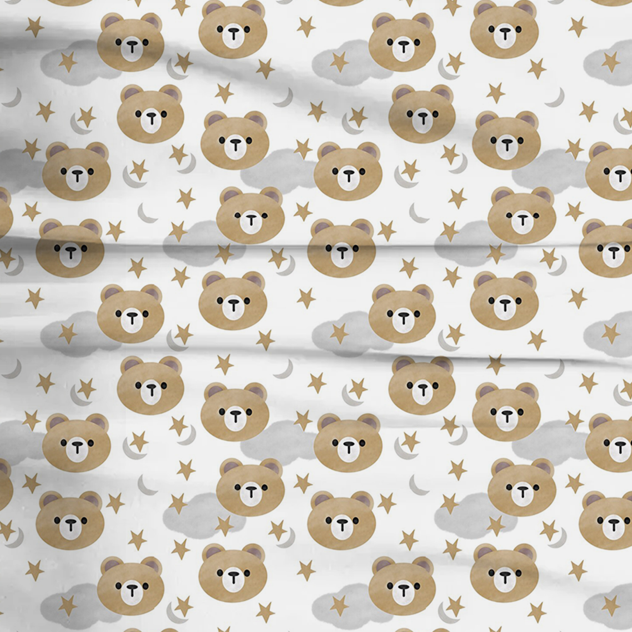 Starry Bear Dreams Two-Piece Pajama Set For Kids