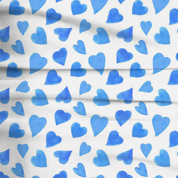 Blue Heart Dreams Two-Piece Pajama Set For Kids