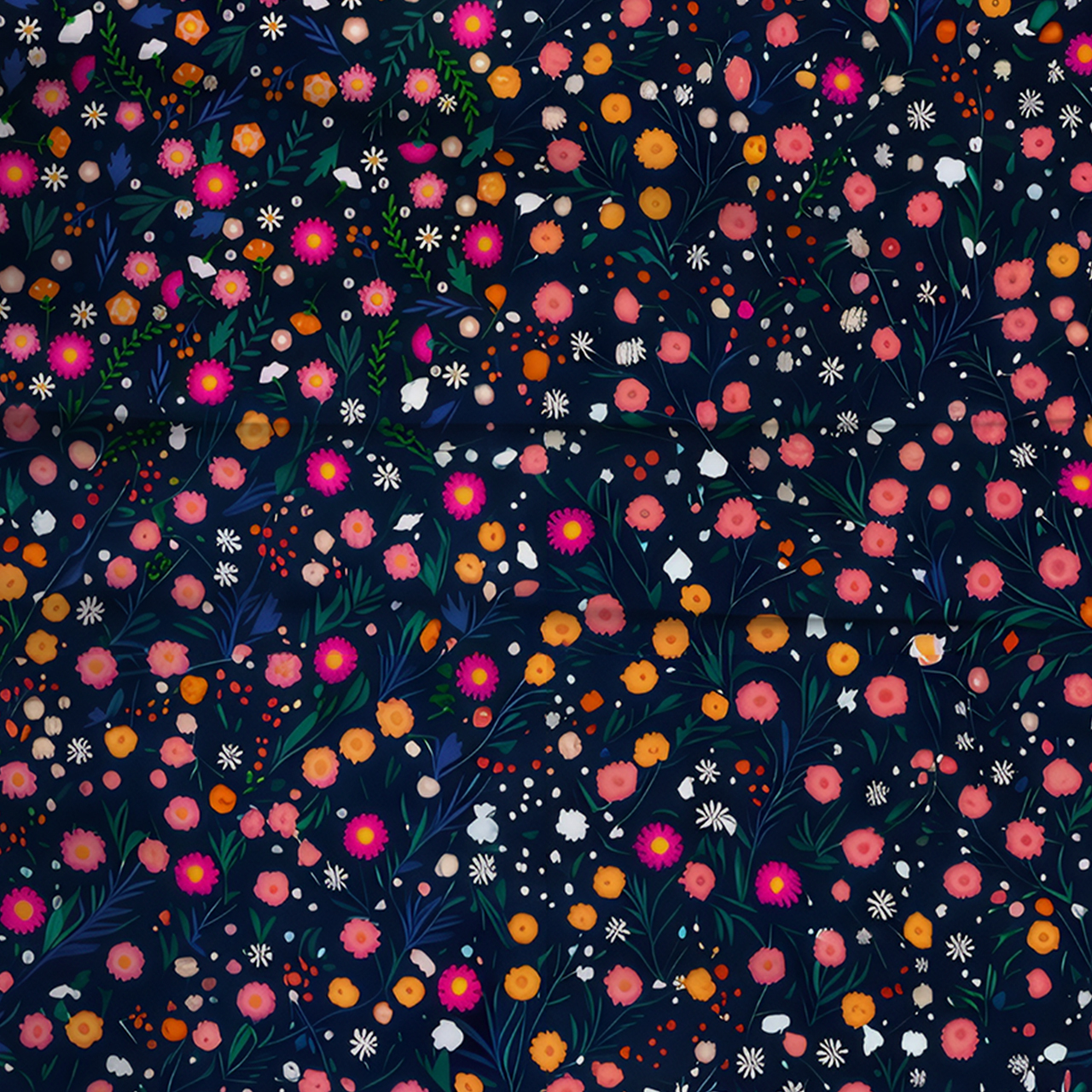 Midnight Garden Two-Piece Pajama Set For Kids