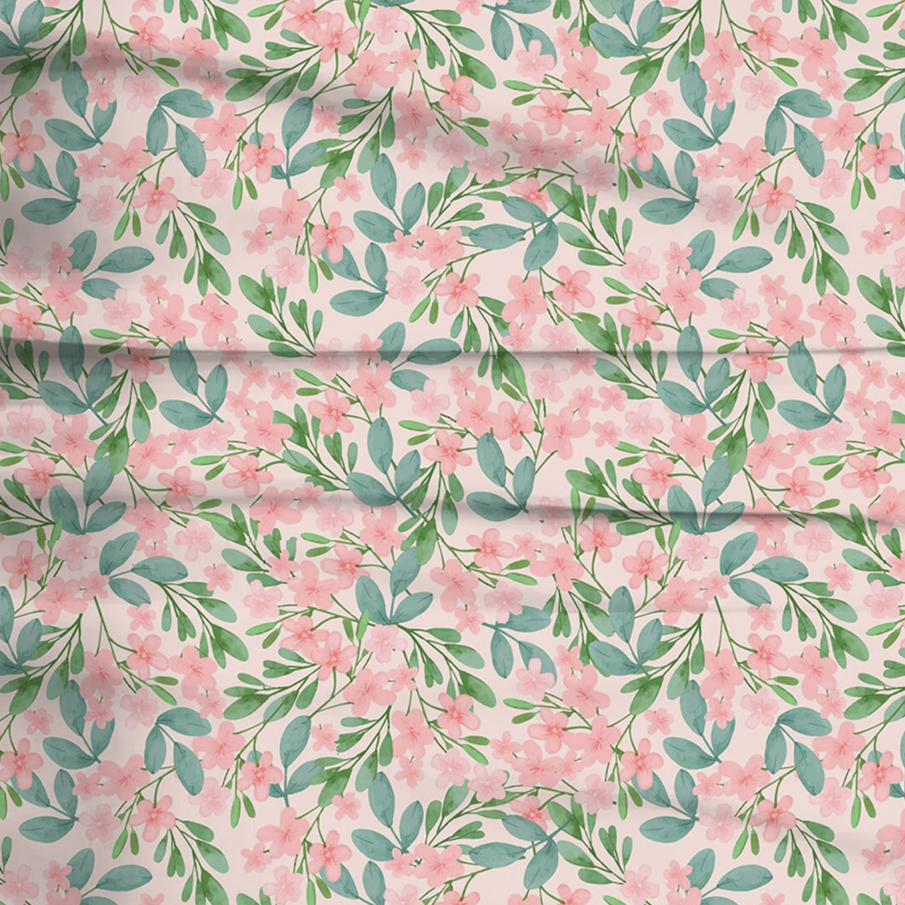 Spring Garden Two-Piece Pajama Set For Kids