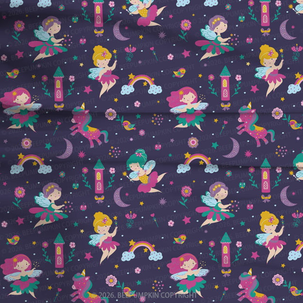 Fairyland Dreams Two-Piece Pajama Short Sets For Toddler&Kids