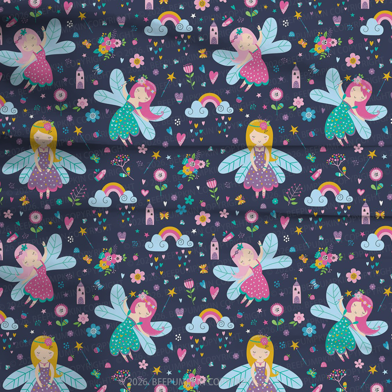 Starlight Fairy Two-Piece Pajama Short Sets For Toddler&Kids