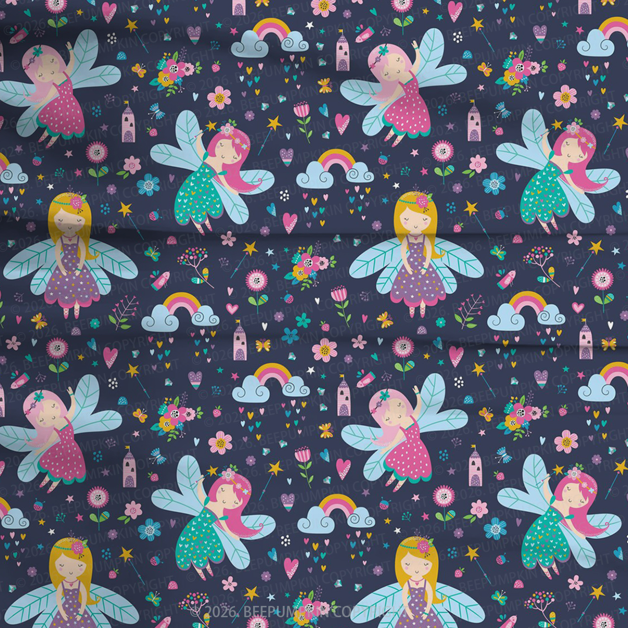 Starlight Fairy Two-Piece Pajama Short Sets For Toddler&Kids