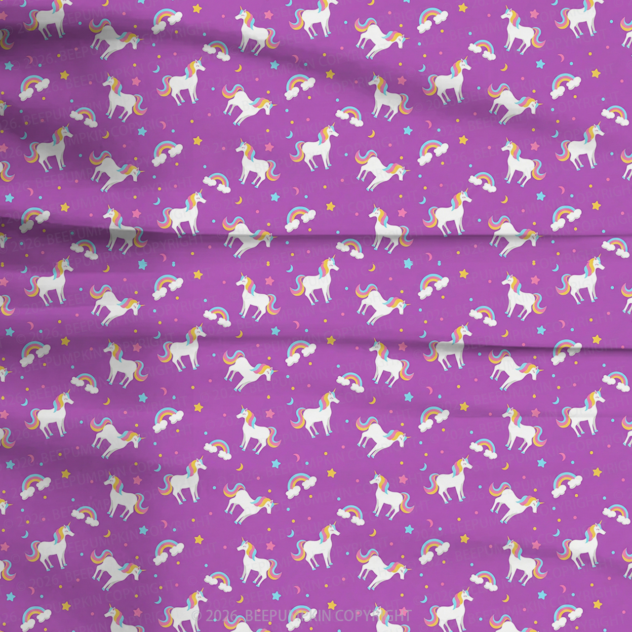 Unicorn Dreamland Two-Piece Pajama Short Sets For Toddler&Kids