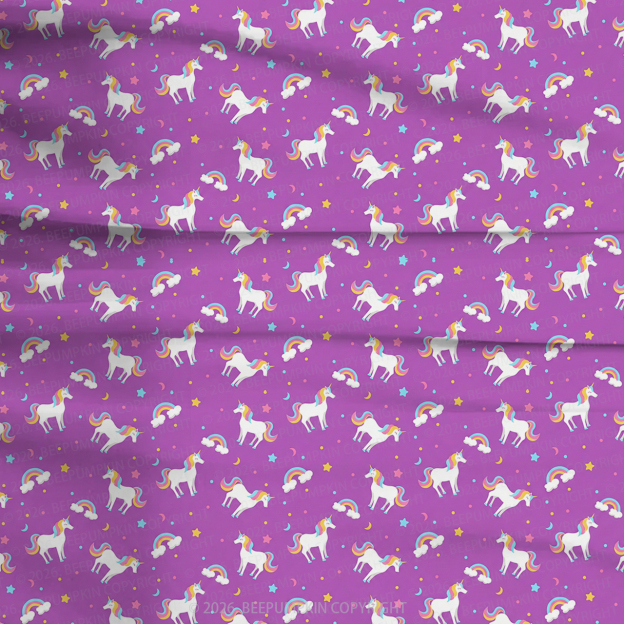 Unicorn Dreamland Two-Piece Pajama Short Sets For Toddler&Kids