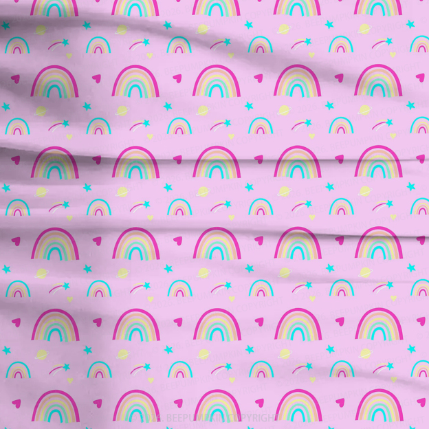 Rainbow Magic Two-Piece Pajama Short Sets For Toddler&Kids