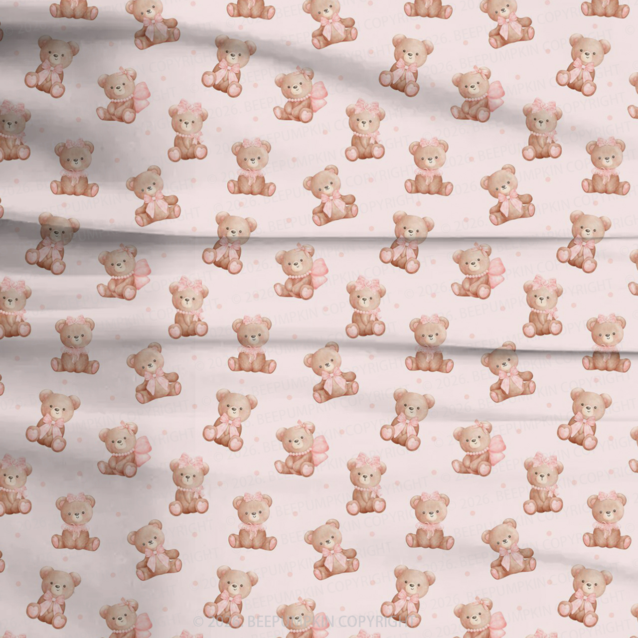 Sweet Bear Two-Piece Pajama Short Sets For Toddler&Kids