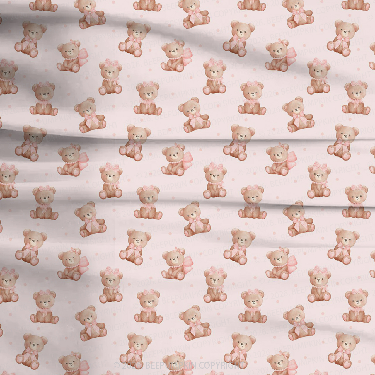 Sweet Bear Two-Piece Pajama Short Sets For Toddler&Kids