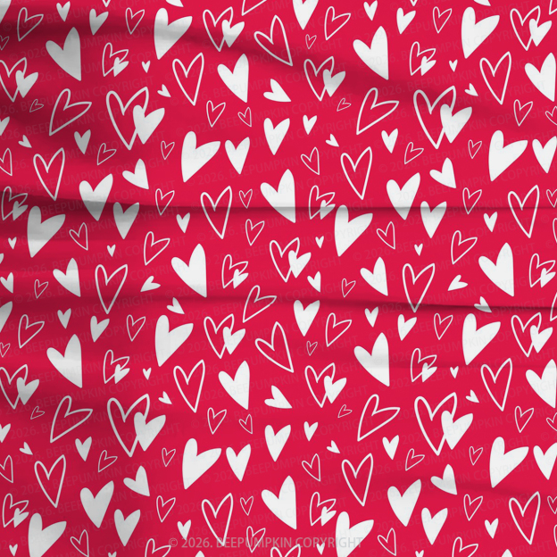 Sweetheart Dreams MiniLove Two-Piece Pajama Short Sets For Toddler&Kids