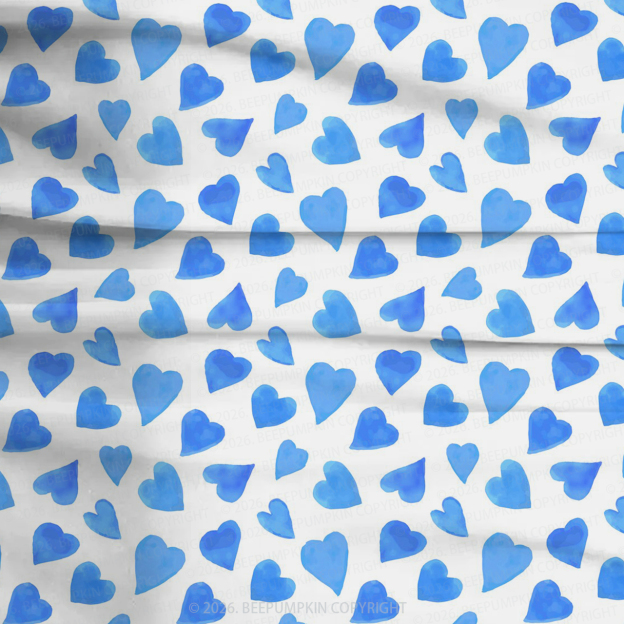 Blue Heart Dreams Two-Piece Pajama Short Sets For Toddler&Kids