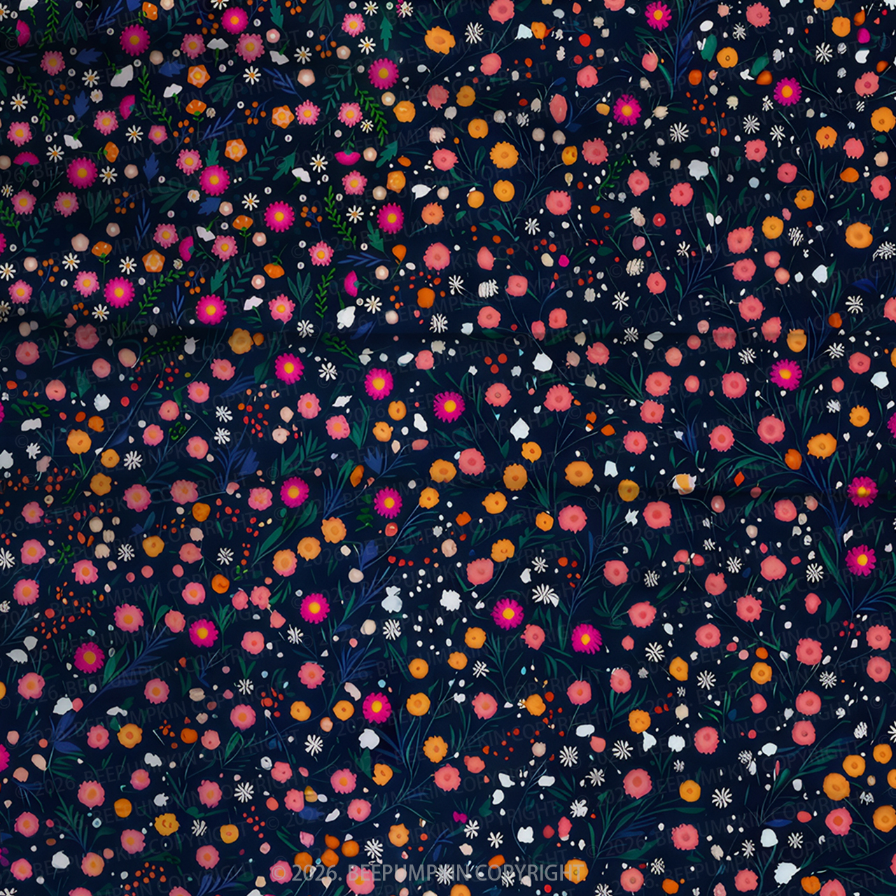 Midnight Garden Two-Piece Pajama Short Sets For Toddler&Kids