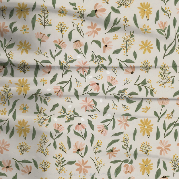 Little Garden Dreams Two-Piece Pajama Short Sets For Toddler&Kids