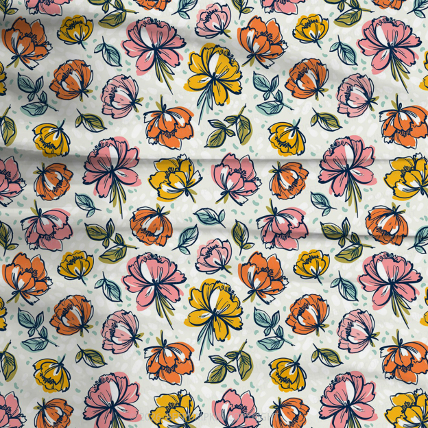 Spring Sunny Garden Two-Piece Pajama Short Sets For Toddler&Kids