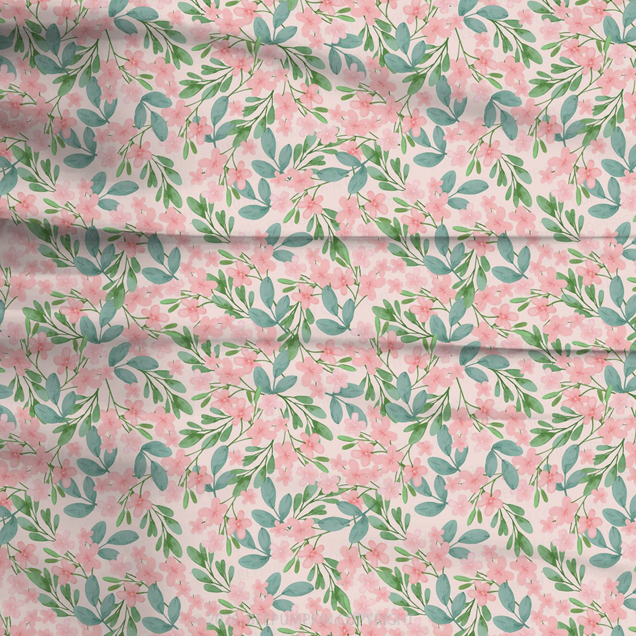 Spring Garden Two-Piece Pajama Short Sets For Toddler&Kids