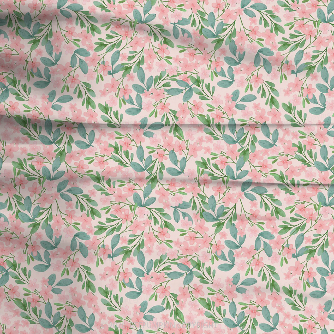 Spring Garden Two-Piece Pajama Short Sets For Toddler&Kids