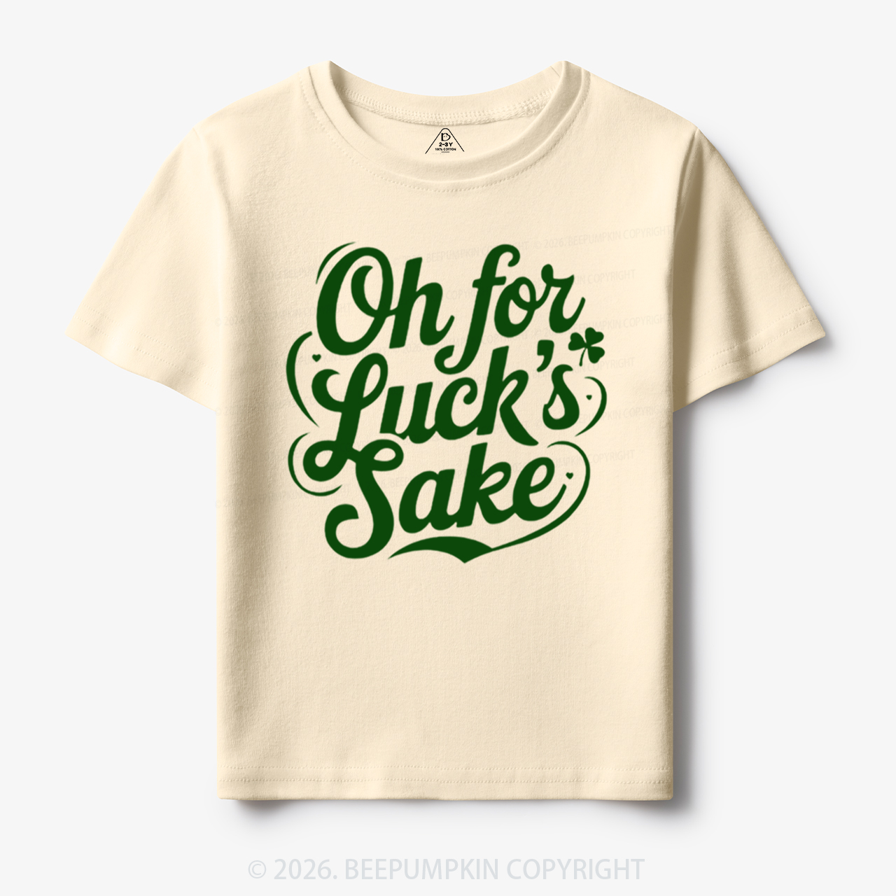 Oh For Luck’s Sake St. Patrick's Day Toddler&Kid's Tees Beepumpkin