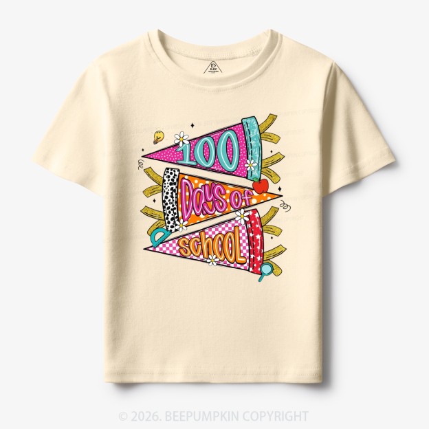 100 Days of School Coquette Bow Pencil Toddler&Kid's Tees