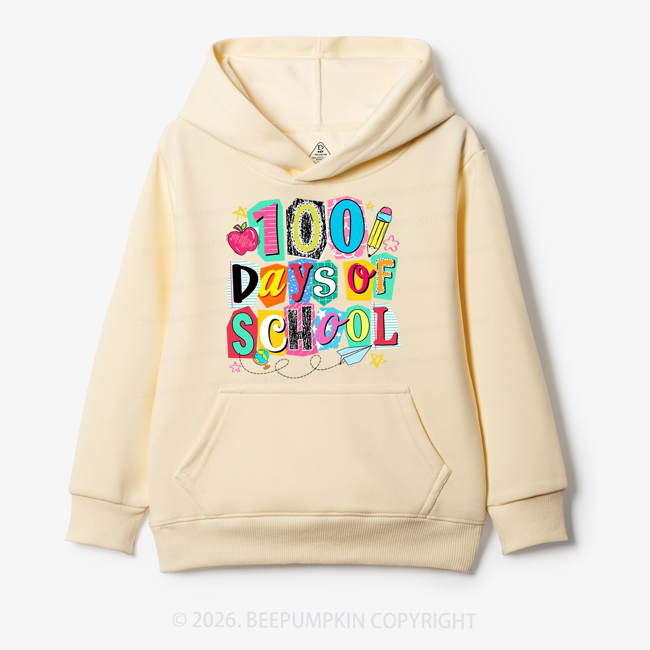 Color Pop 100 Days of School Toddler&Kid's Hoodies