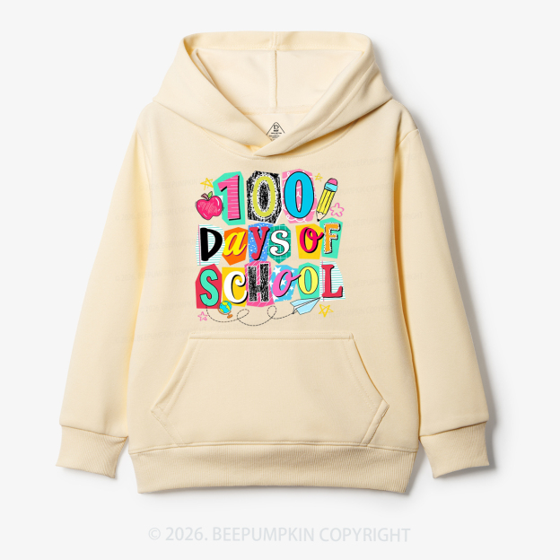Color Pop 100 Days of School Toddler&Kid's Hoodies