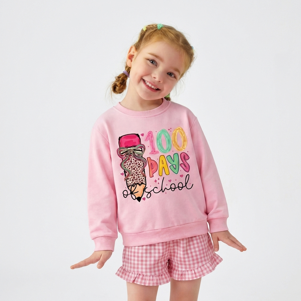 Personalized Sweet School Journey Kid's Sweatshirt Sale-Beepumpkin™
